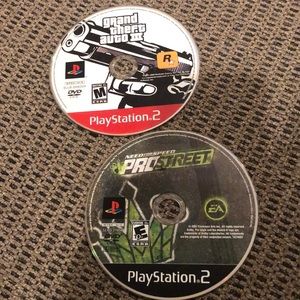 PS2 Games Only: Grand Theft Auto III & Need for Speed Pro-street